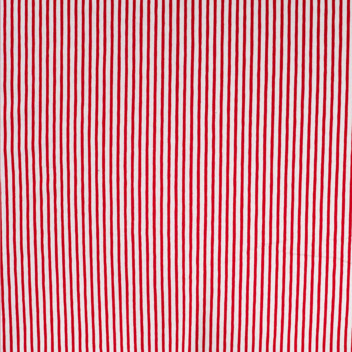 Medium Stripes Cotton Jersey - Red