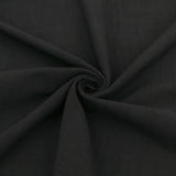 Melody Stonewashed Cotton Dressmaking Fabric  - Black