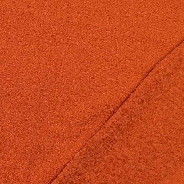 Melody Stonewashed Cotton Dressmaking Fabric  - Burnt Orange
