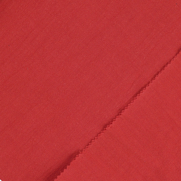 Melody Stonewashed Cotton Dressmaking Fabric  - Wet Coral