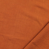Melody Stonewashed Cotton Dressmaking Fabric  - Terracotta