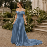 Mulberry Pure 100% Silk 22 Momme Luxury Bridal Fabric - Bondi Blue