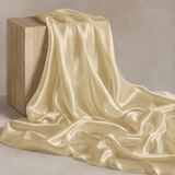 Mulberry Pure 100% Silk 22 Momme Luxury Bridal Fabric - Champagne