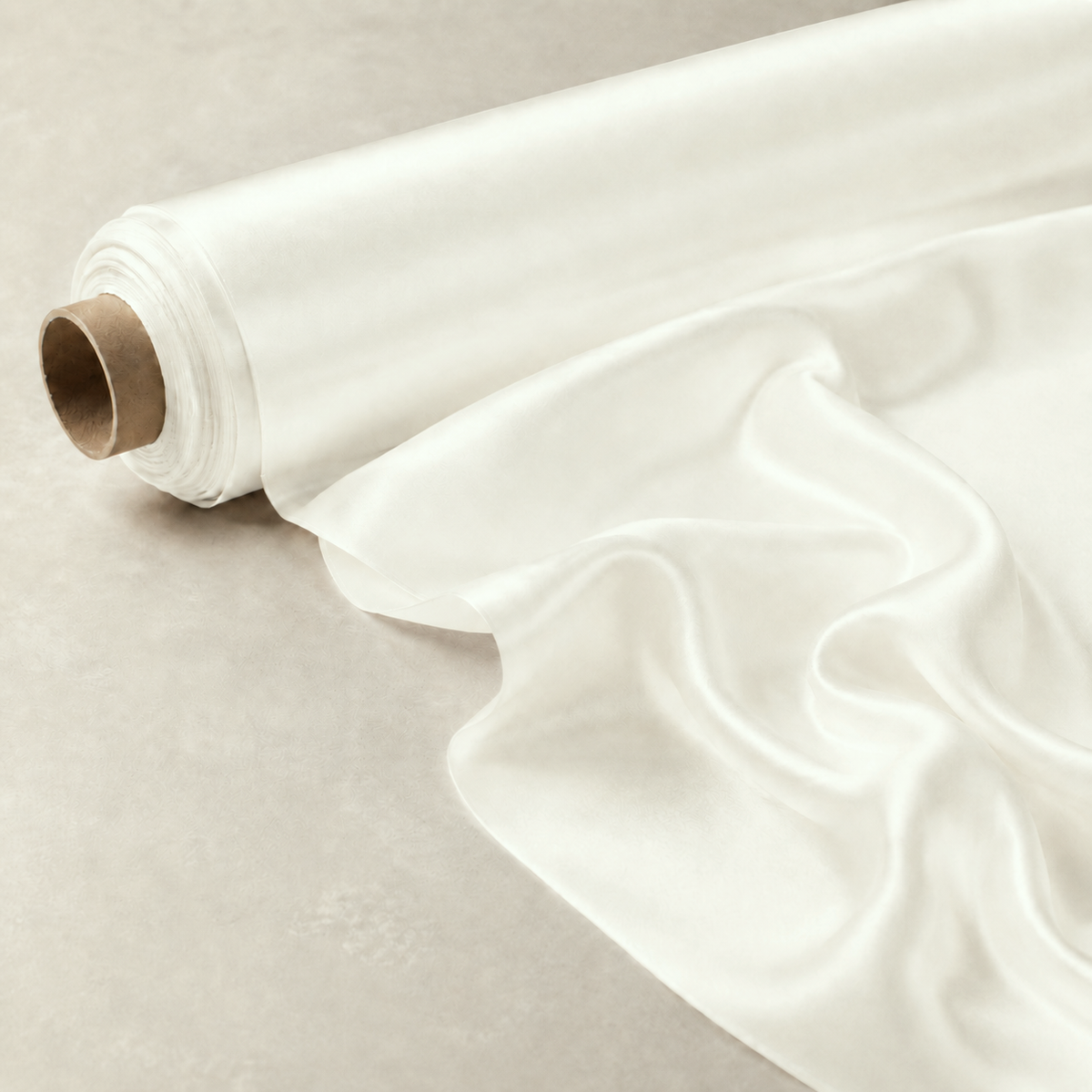 Mulberry Pure 100% Silk 22 Momme Luxury Bridal Fabric - Cream