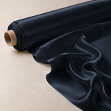 Mulberry Pure 100% Silk 22 Momme Luxury Bridal Fabric - Dark Navy