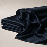 Mulberry Pure 100% Silk 22 Momme Luxury Bridal Fabric - Dark Navy