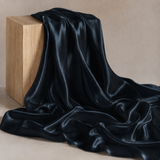 Mulberry Pure 100% Silk 22 Momme Luxury Bridal Fabric - Dark Navy