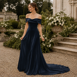 Mulberry Pure 100% Silk 22 Momme Luxury Bridal Fabric - Dark Navy