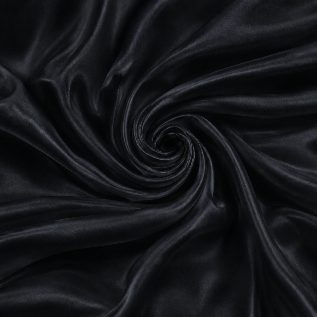 Mulberry Pure 100% Silk 22 Momme Luxury Bridal Fabric - Black
