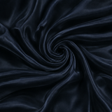 Mulberry Pure 100% Silk 22 Momme Luxury Bridal Fabric - Dark Navy