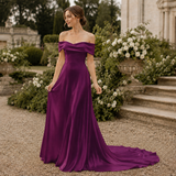 Mulberry Pure 100% Silk 22 Momme Luxury Bridal Fabric - Deep Berry