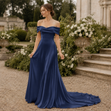 Mulberry Pure 100% Silk 22 Momme Luxury Bridal Fabric - Deep Navy