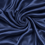 Mulberry Pure 100% Silk 22 Momme Luxury Bridal Fabric - Deep Navy