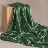 Mulberry Pure 100% Silk 22 Momme Luxury Bridal Fabric - Forest