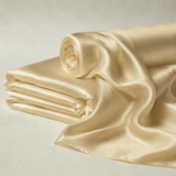 Mulberry Pure 100% Silk 22 Momme Luxury Bridal Fabric - Gold