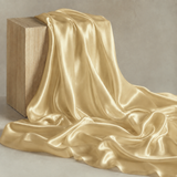 Mulberry Pure 100% Silk 22 Momme Luxury Bridal Fabric - Gold