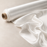 Mulberry Pure 100% Silk 22 Momme Luxury Bridal Fabric - Ivory