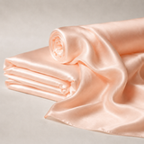 Mulberry Pure 100% Silk 22 Momme Luxury Bridal Fabric - Light Peach