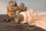 Mulberry Pure 100% Silk 22 Momme Luxury Bridal Fabric - Light Peach
