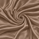 Mulberry Pure 100% Silk 22 Momme Luxury Bridal Fabric - Mocha