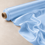 Mulberry Pure 100% Silk 22 Momme Luxury Bridal Fabric - Sky Blue