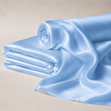 Mulberry Pure 100% Silk 22 Momme Luxury Bridal Fabric - Sky Blue