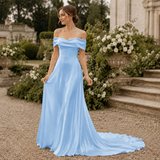 Mulberry Pure 100% Silk 22 Momme Luxury Bridal Fabric - Sky Blue