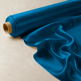 Mulberry Pure 100% Silk 22 Momme Luxury Bridal Fabric - Turquoise