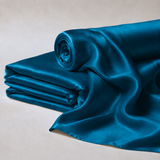 Mulberry Pure 100% Silk 22 Momme Luxury Bridal Fabric - Turquoise