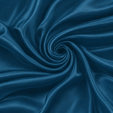 Mulberry Pure 100% Silk 22 Momme Luxury Bridal Fabric - Teal Blue
