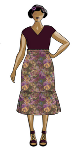 Nox Skirt Sewing Pattern Size 8-28 - By Sew Different