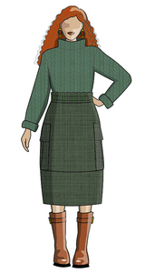 Nox Skirt Sewing Pattern Size 8-28 - By Sew Different