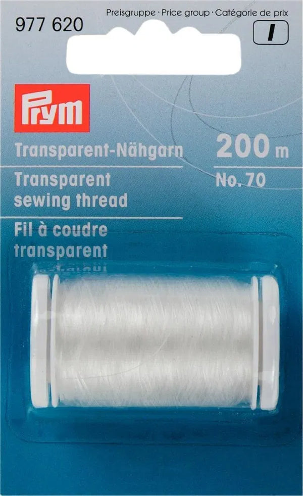 Prym Transparent Sewing Thread: Light and Durable Choice - 977620