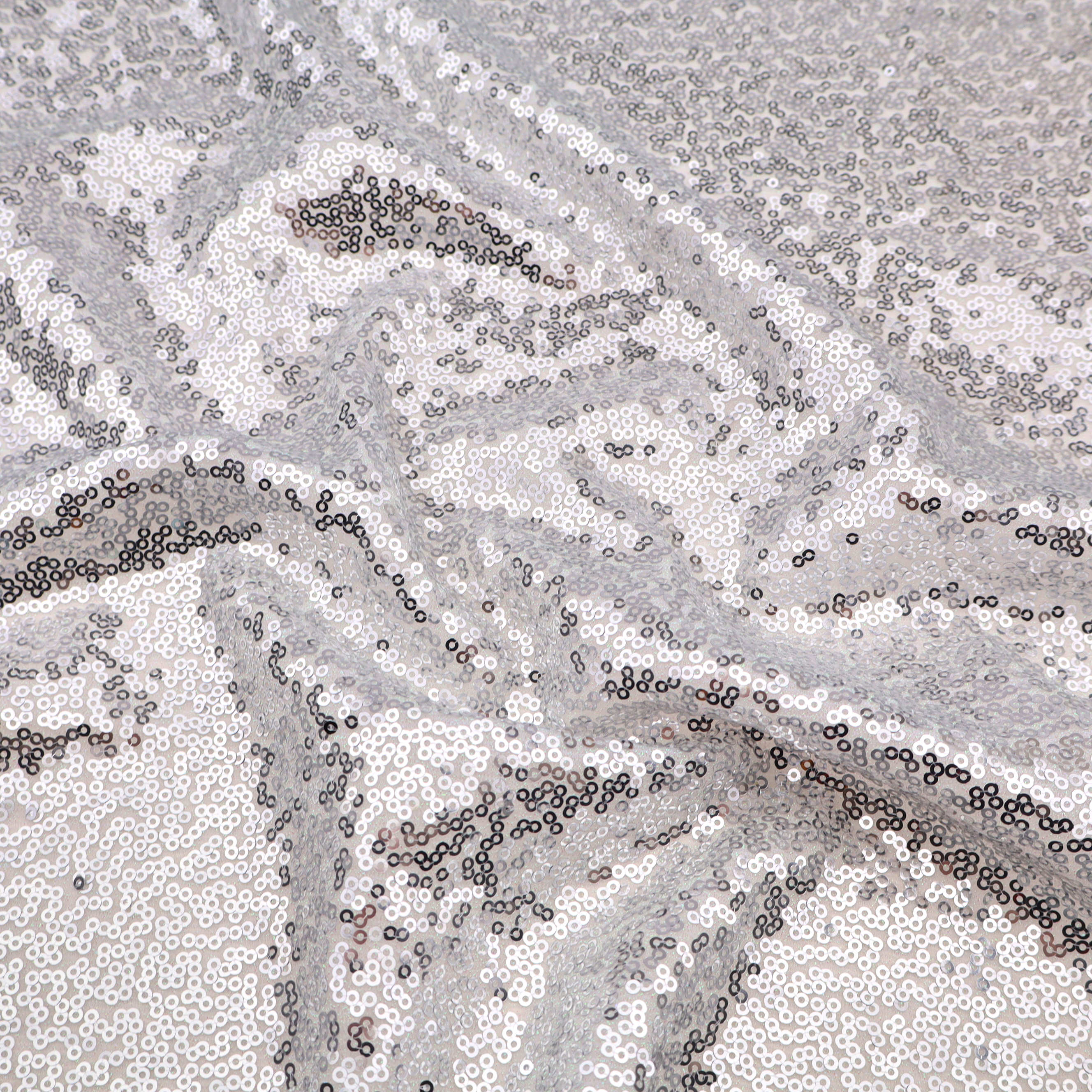 Party 2mm Sequin Spangle Stretch Nylon Fabric | for Dance & Evening We ...