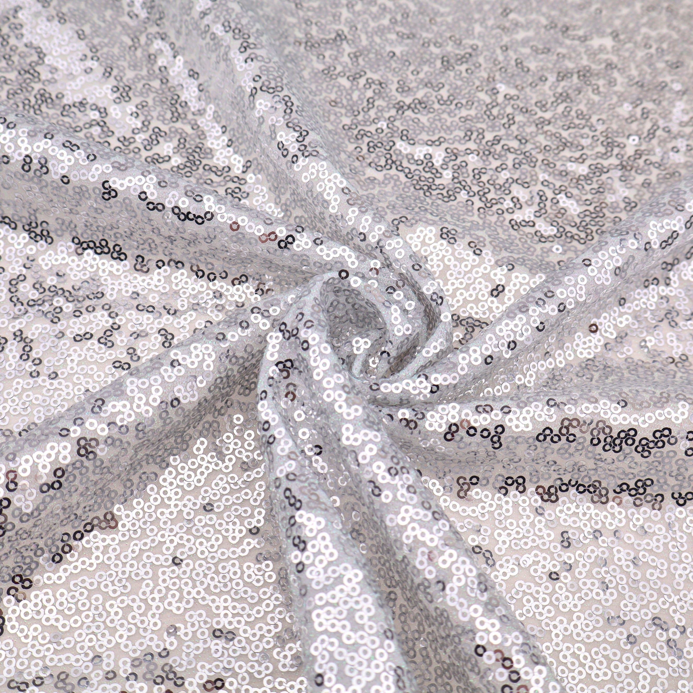 Party 2mm Sequin Spangle Stretch Nylon Fabric | for Dance & Evening We ...