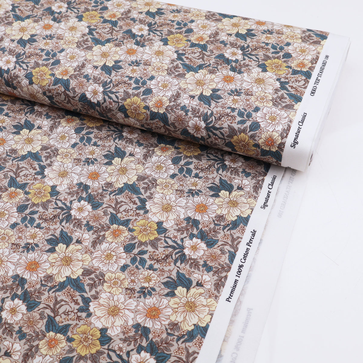 Percale 100% Cotton Quilting Dressmaking Craft Fabric  - Poplar