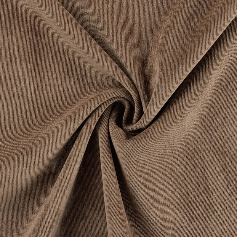 Plain 21 Wale Stretch Corduroy - Choco