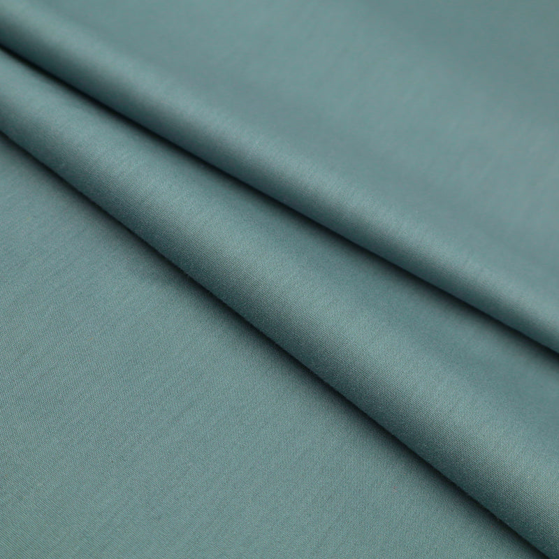 Plain Cotton Viscose Dressmaking Fabric - Petrol