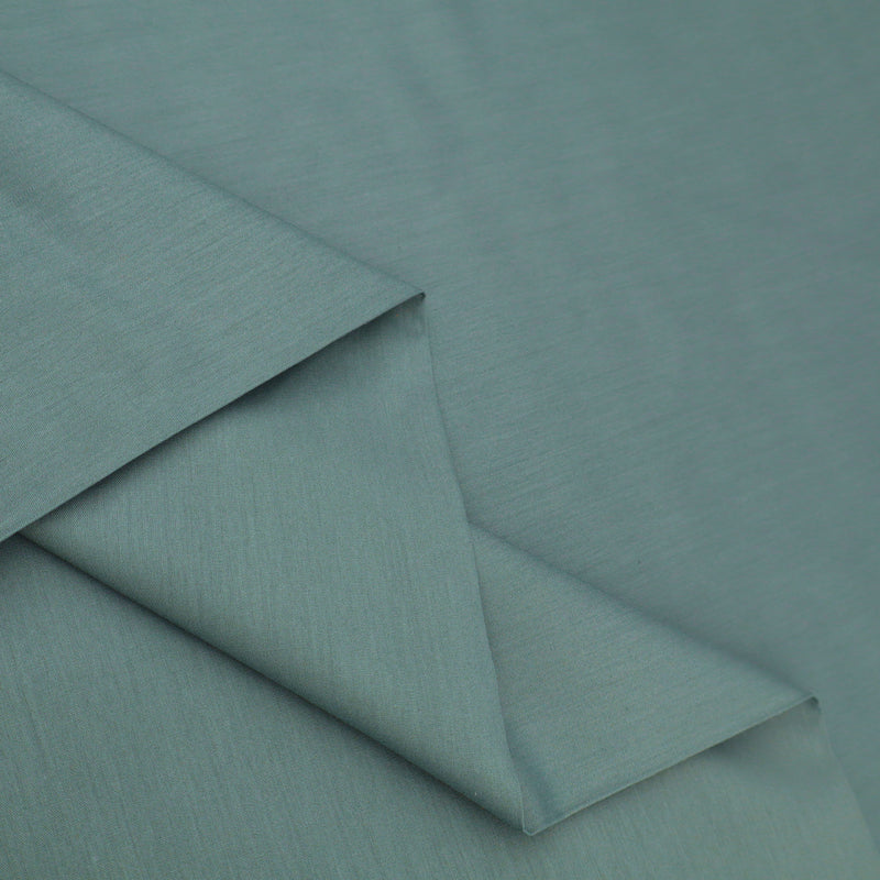 Plain Cotton Viscose Dressmaking Fabric - Petrol