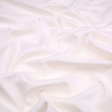 Plain Cotton Viscose Dressmaking Fabric - White