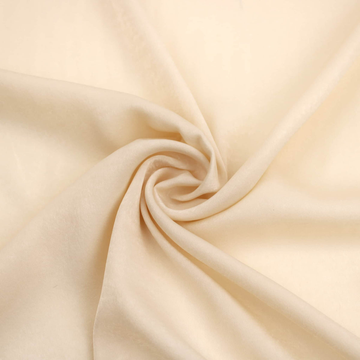 French Plain Silk Velvet Satin - Champagne