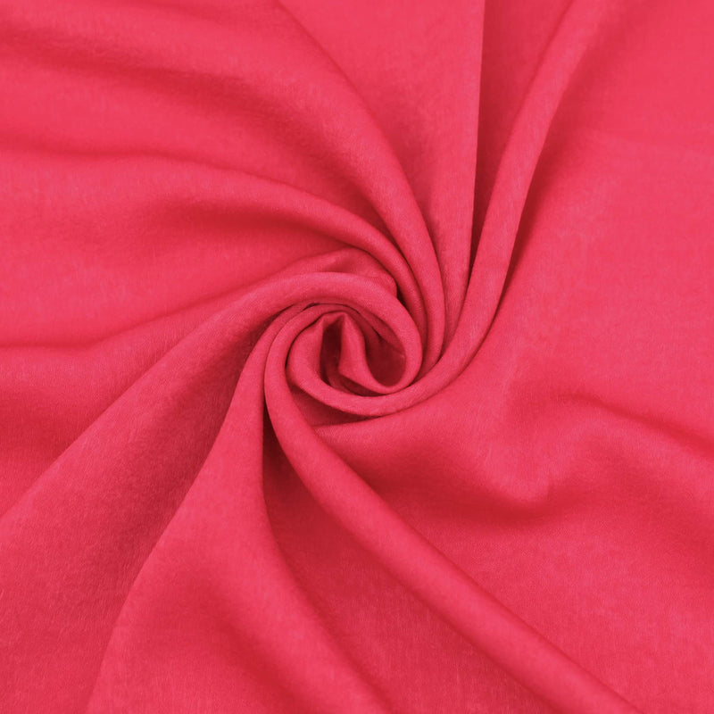 French Plain Silk Velvet Satin - Scarlett