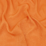 French Plain Silk Velvet Satin - Terracotta