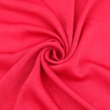 French Plain Silk Velvet Satin - Valentine Red