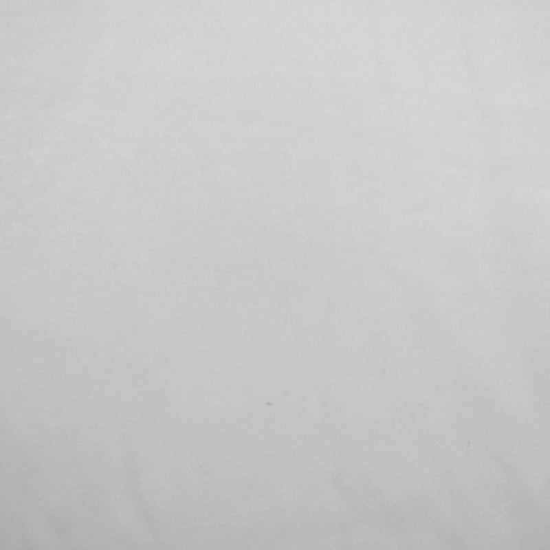 French Plain Silk Velvet Satin - White