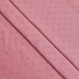 Pointelle Diamond Cotton Jersey - Rose Pink