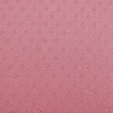 Pointelle Diamond Cotton Jersey - Rose Pink