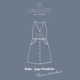 Poulette Dress Sewing Pattern Size XS - XL - By Singulière par Cousette