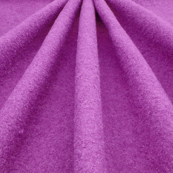 Pure Boiled Wool Coating Fabric - Dewberry