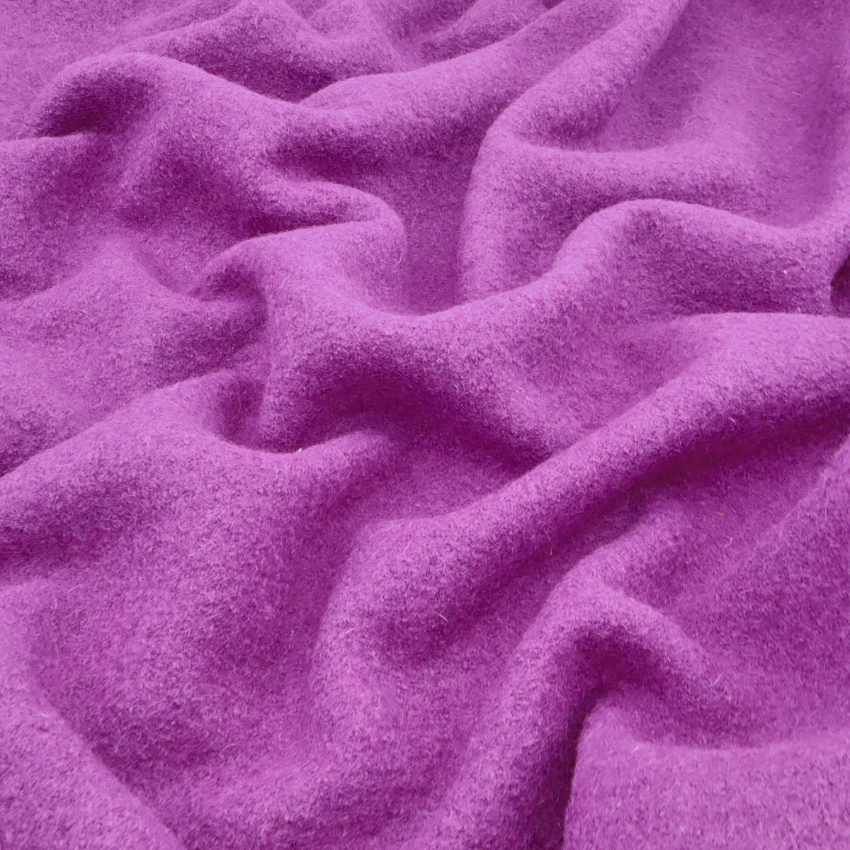 Pure Boiled Wool Coating Fabric - Dewberry